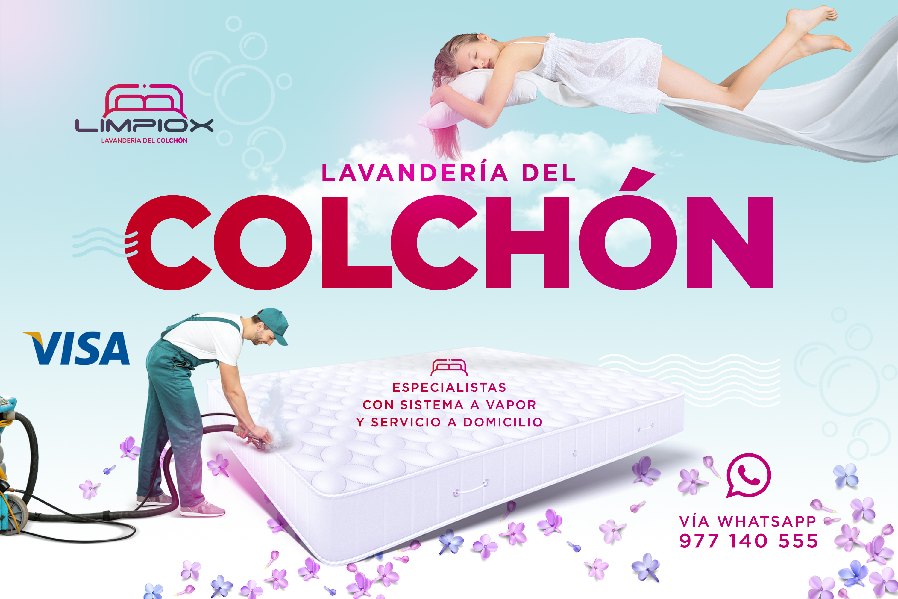 Limpieza y lavado de colchones a domicilio